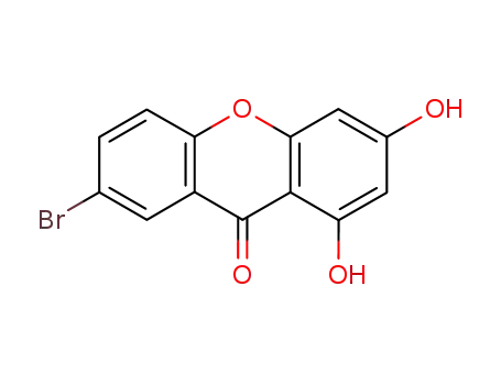 1,3-dihydroxy-7-bromo-9H-xanthen-9-one