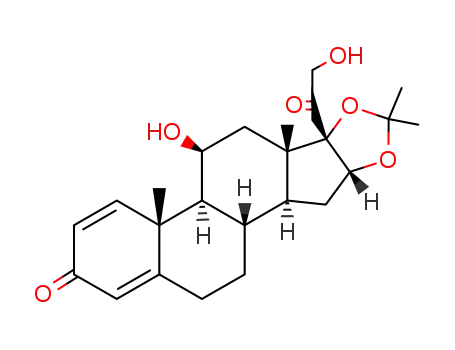 Molecular Structure of 638-94-8 (Desonide)