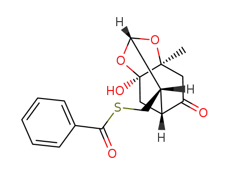 (7S)-8-benzoylthiopaeonimetabolin I
