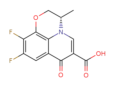 Molecular Structure of 100986-89-8 (Levofloxacin carboxylic acid)