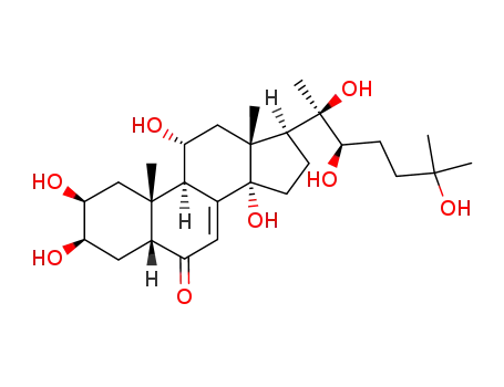 Molecular Structure of 41451-87-0 (turkesterone)
