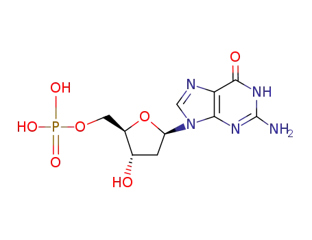 Molecular Structure of 902-04-5 (2'-DEOXYGUANOSINE 5'-MONOPHOSPHATE)