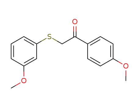 α-(3-methoxyphenyl-thio)-4-methoxyacetophenone