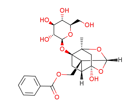 Molecular Structure of 23180-57-6 (Paeoniflorin)