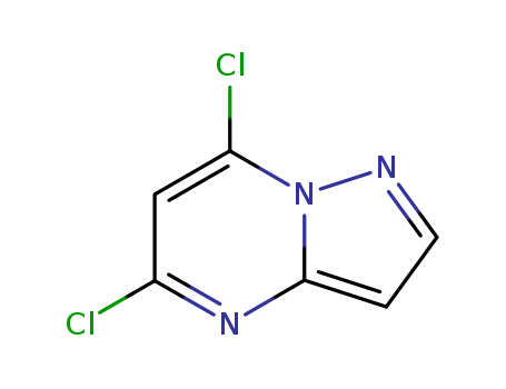 5,7-(Dichloropyrazolo)-Dichloropyrazolo[1,5-a]pyrimidine cas no.57489-77-7 0.98