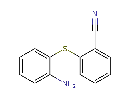 Molecular Structure of 140425-65-6 (Benzonitrile, 2-[(2-aminophenyl)thio]-)