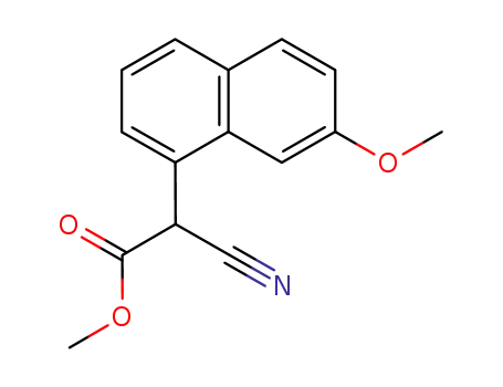 methyl 2-cyano-2-(7-methoxynaphthalen-1-yl)acetate