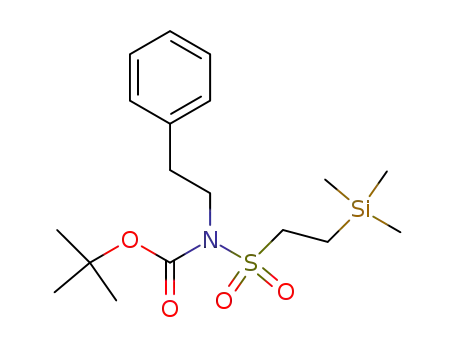 tert-Butyl phenethyl<<2-(trimethylsilyl)ethyl>sulfonyl>carbamate