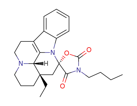 (3S,14S,16S)-eburnane-14-spiro-5'-(3'-butyloxazolidine-2',4'-dione)