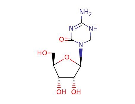 Molecular Structure of 62488-57-7 (5,6-dihydro-5-azacytidine)