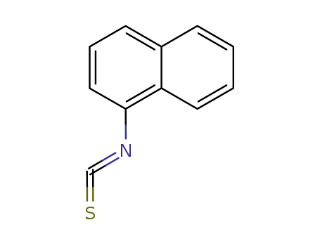 Molecular Structure of 551-06-4 (1-Naphthyl isothiocyanate)