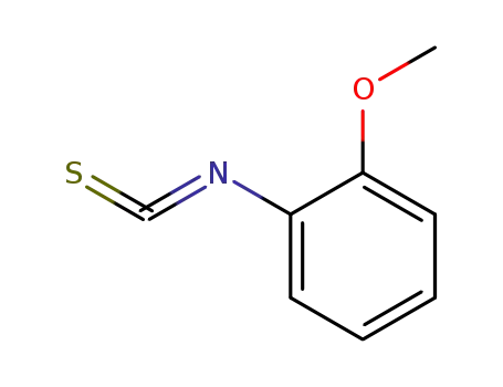 Molecular Structure of 3288-04-8 (2-METHOXYPHENYL ISOTHIOCYANATE)