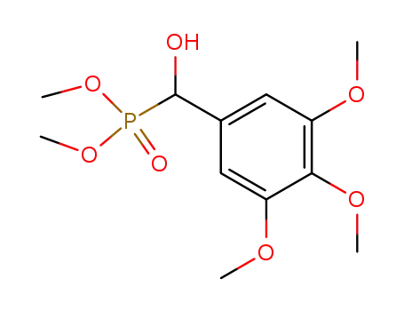 dimethyl α-hydroxy-α-(3,4,5-trimethoxyphenyl)methanephosphonate