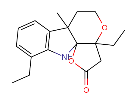 3a,10-diethyl-5,6,6a,11-tetrahydro-6a-methylfuro<3',2'2,3>pyrano<3,4-b>indol-2(3H)-one