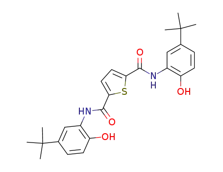 Thiophene-2,5-dicarboxylic acid bis-[(5-tert-butyl-2-hydroxy-phenyl)-amide]
