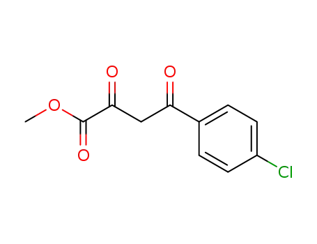 Molecular Structure of 39757-35-2 (METHYL 4-(4-CHLOROPHENYL)-2,4-DIOXOBUTANOATE)