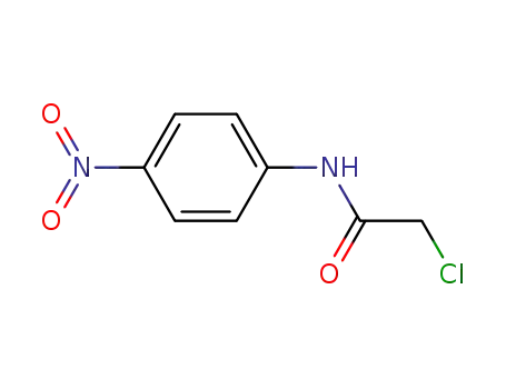 Molecular Structure of 17329-87-2 (N1-(4-NITROPHENYL)-2-CHLOROACETAMIDE)