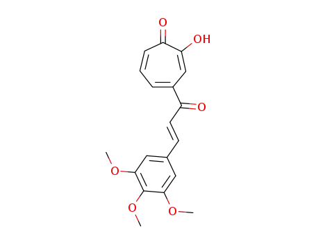 4-(3,4,5-trimethoxycinnamoyl)tropolone