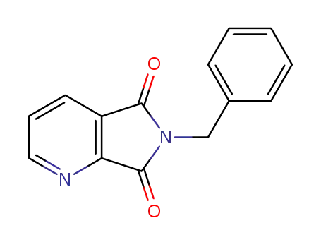Molecular Structure of 18184-75-3 (6-Benzyl-5,7-dihydro-5,7-dioxopyrrolo[3,4-b]pyridine)