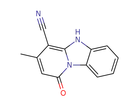 3-methyl-1-oxo-1H,5H-pyrido<1,2-a>benzimidazole-4-carbonitrile