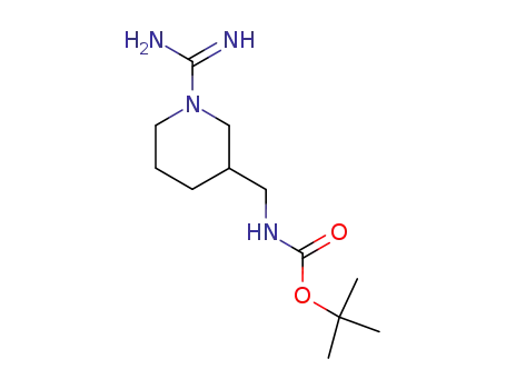 (RS)-<<1-(aminoiminomethyl)piperidin-3-yl>methyl>carbamic acid tert-butyl ester