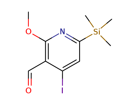 4-Iodo-2-Methoxy-6-triMethylsilanyl-pyridine-3-carbaldehyde