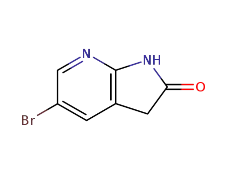 2H-Pyrrolo[2,3-b]pyridin-2-one, 5-bromo-1,3-dihydro-