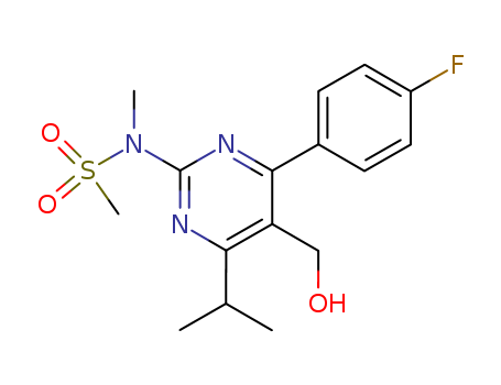 Z-7: 4-(4-Fluorophenyl)-6-isopropyl-2-[(N-methyl-n-methylsulfonyl)amino]pyrimidine-5-yl-methanol