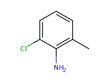 Molecular Structure of 87-63-8 (2-Chloro-6-methylaniline)
