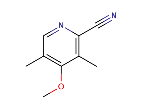 Molecular Structure of 104916-41-8 (4-Methoxy-3,5-diMethylpicolinonitrile)