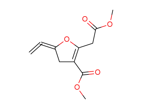 2-[(methoxycarbonyl)methyl]-5-vinylidene-4,5-dihydrofuran-3-carboxylic acid methyl ester