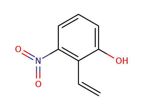 Molecular Structure of 195992-07-5 (Phenol, 2-ethenyl-3-nitro-)