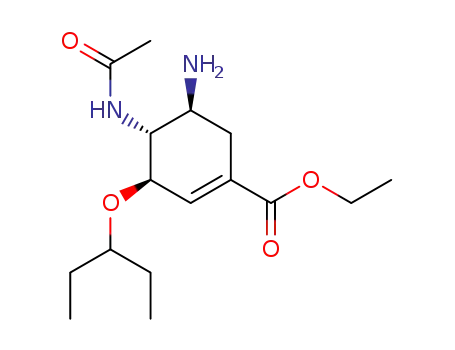 Molecular Structure of 196618-13-0 (Oseltamivir)