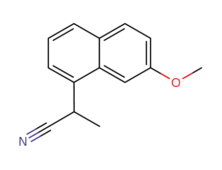 2-(7-methoxynaphthalen-1-yl)propionitrile