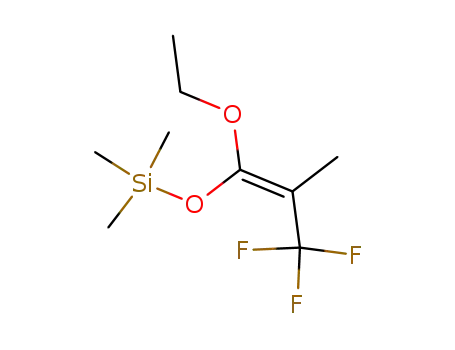 ((Z)-1-Ethoxy-3,3,3-trifluoro-2-methyl-propenyloxy)-trimethyl-silane
