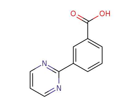 Molecular Structure of 579476-26-9 (3-(PYRIMIDIN-2-YL)BENZOIC ACID)