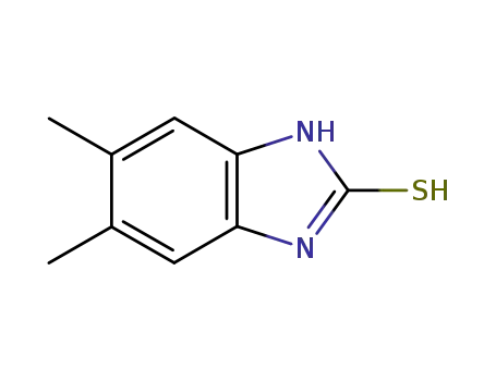 Molecular Structure of 3287-79-4 (2H-Benzimidazole-2-thione,1,3-dihydro-5,6-dimethyl-(9CI))