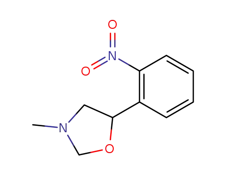 Molecular Structure of 365275-13-4 (Oxazolidine, 3-methyl-5-(2-nitrophenyl)-)
