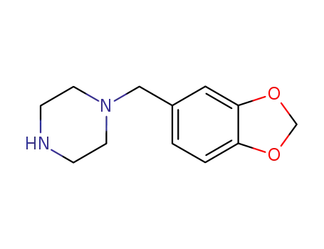 Molecular Structure of 32231-06-4 (1-PIPERONYLPIPERAZINE)