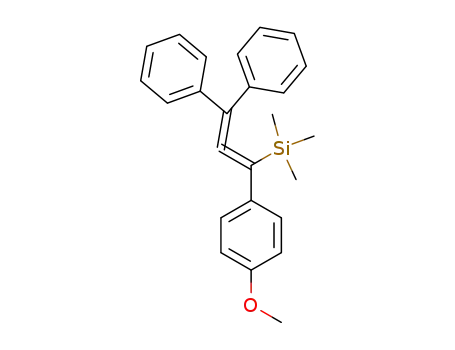 (1-(4-methoxyphenyl)-3,3-diphenylpropa-1,2-dien-1-yl)trimethylsilane