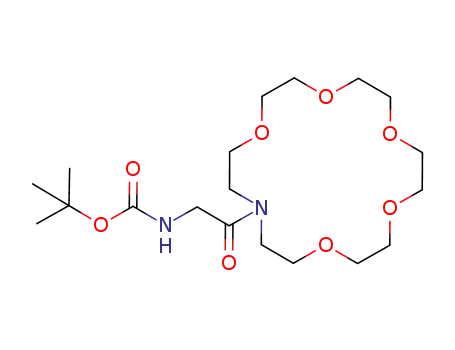 [2-oxo-2-(1,4,7,10,13-pentaoxa-16-aza-cyclooctadec-16-yl)-ethyl]-carbamic acid tert-butyl ester