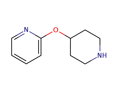 Molecular Structure of 127806-46-6 (2-(4-Piperidinyloxy)Pyridine)