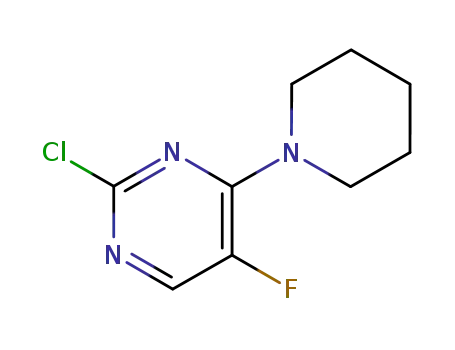2-chloro-5-fluoro-4-piperidin-1-yl-pyrimidine