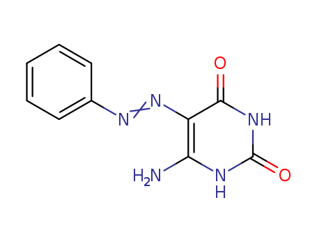 2,4(1H,3H)-Pyrimidinedione, 6-amino-5-(phenylazo)-