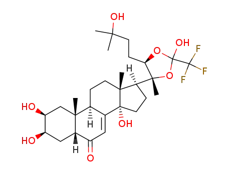 20,22-O-(1-hydroxy-2,2,2-trifluoromethylethylidene)-20-hydroxyecdysone