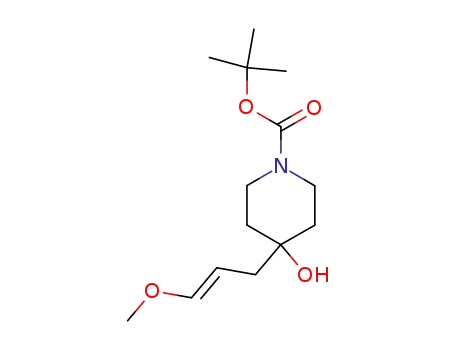 N-(tert-butoxycarbonyl)-4-[(E)-3-methoxyprop-2-enyl]piperidin-4-ol