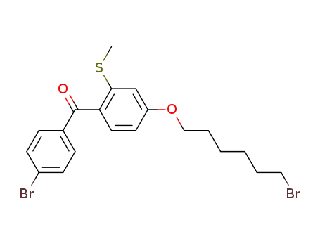 [4-[6-(bromo)hexyloxy]-2-methylsulfanylphenyl](4-bromophenyl)methanone