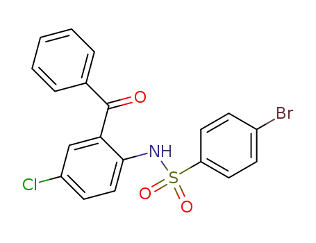 N-(2-Benzoyl-4-chloro-phenyl)-4-bromo-benzenesulfonamide