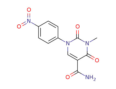 3-methyl-1-(4-nitrophenyl)uracil-5-carboxamide