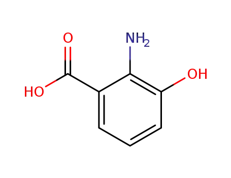 Molecular Structure of 548-93-6 (3-HYDROXYANTHRANILIC ACID)